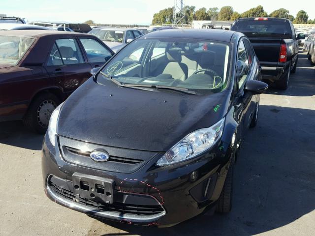 3FADP4EJ2CM173502 - 2012 FORD FIESTA SE BLACK photo 2