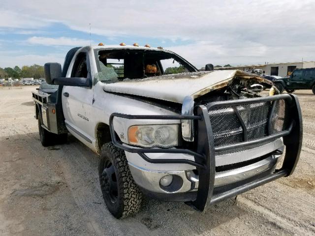 3D7MS46C75G709473 - 2005 DODGE RAM 3500 S WHITE photo 1