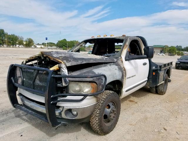 3D7MS46C75G709473 - 2005 DODGE RAM 3500 S WHITE photo 2