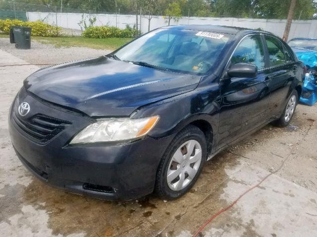 4T1BE46K87U103708 - 2007 TOYOTA CAMRY NEW BLACK photo 2