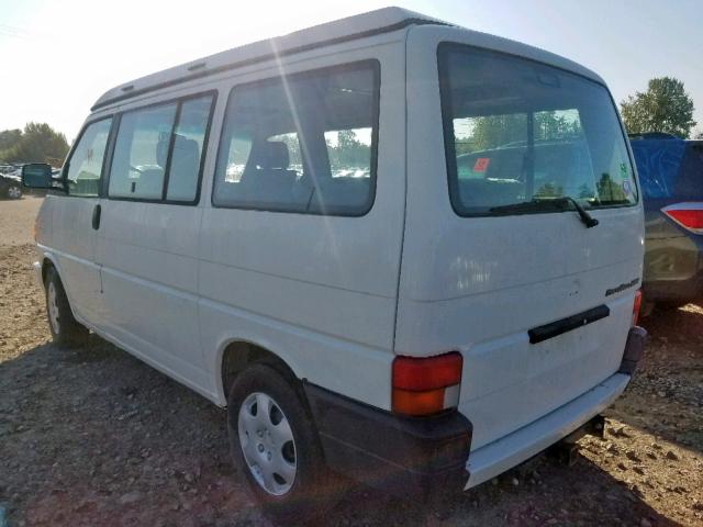 WV2MC070XPH058614 - 1993 VOLKSWAGEN EUROVAN MV WHITE photo 3