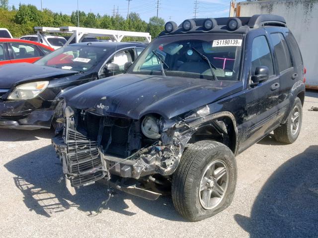 1J4GL38K13W693380 - 2003 JEEP LIBERTY RE BLACK photo 2