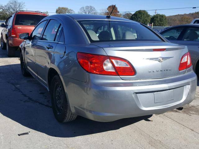 1C3LC46K88N113525 - 2008 CHRYSLER SEBRING LX SILVER photo 3