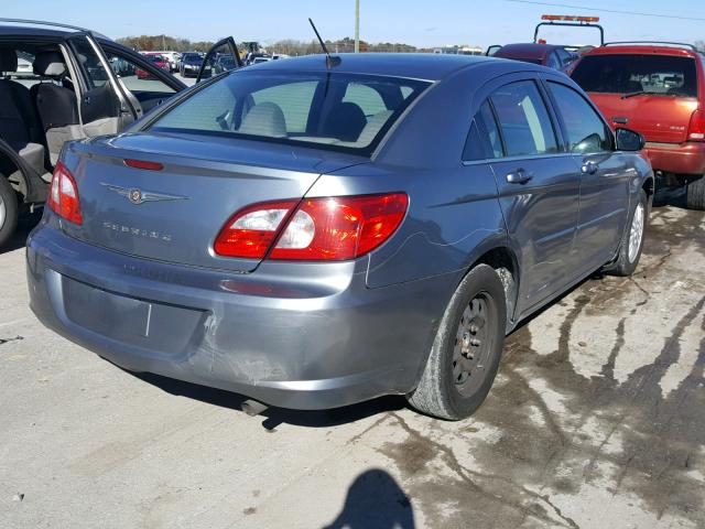 1C3LC46K88N113525 - 2008 CHRYSLER SEBRING LX SILVER photo 4