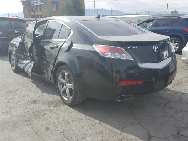 19UUA8F57AA011364 - 2010 ACURA TL BLACK photo 3