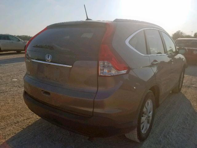 5J6RM3H70CL002181 - 2012 HONDA CR-V EXL GRAY photo 4