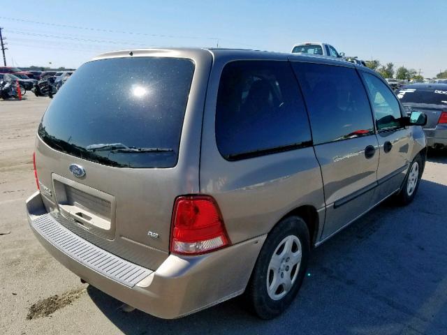 2FMZA51696BA08704 - 2006 FORD FREESTAR S GOLD photo 4