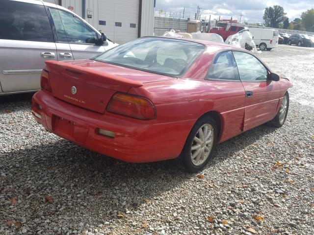 4C3AU52N3XE010794 - 1999 CHRYSLER SEBRING LX RED photo 4