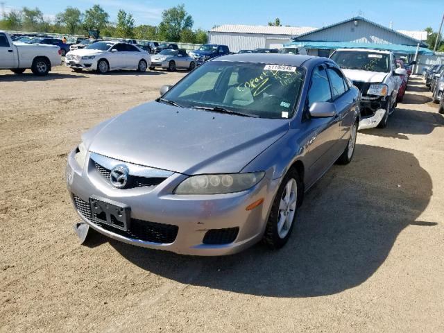 1YVHP80D765M71150 - 2006 MAZDA 6 S GRAY photo 2