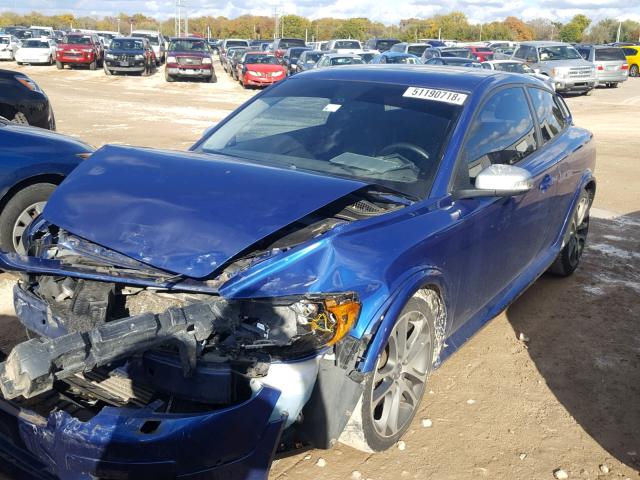 YV1MK672392134888 - 2009 VOLVO C30 T5 BLUE photo 2