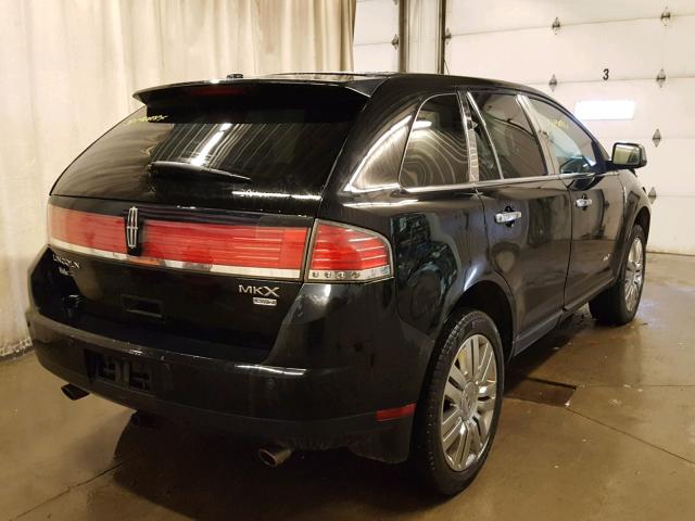 2LMDU88C09BJ09606 - 2009 LINCOLN MKX BLACK photo 4