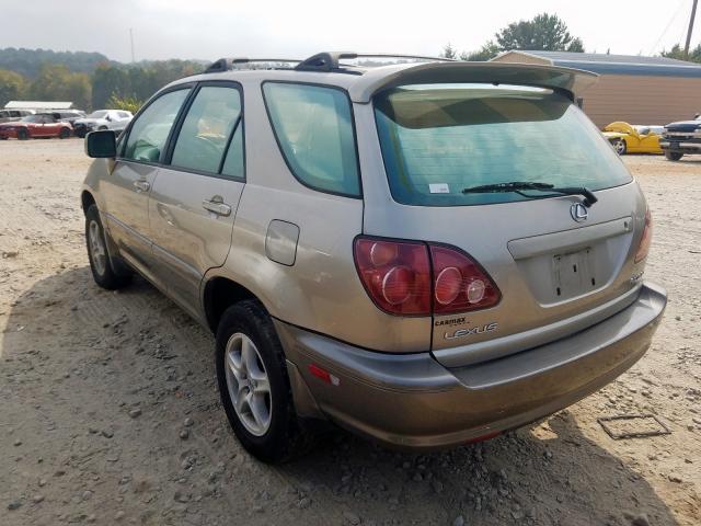 JT6HF10U6Y0142785 - 2000 LEXUS RX 300 TAN photo 3