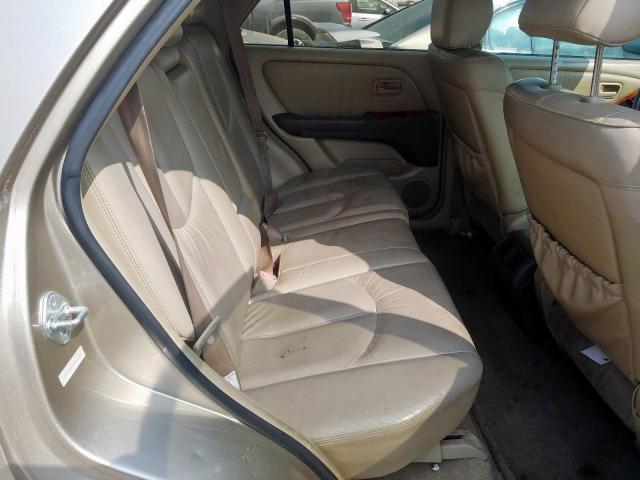 JT6HF10U6Y0142785 - 2000 LEXUS RX 300 TAN photo 6