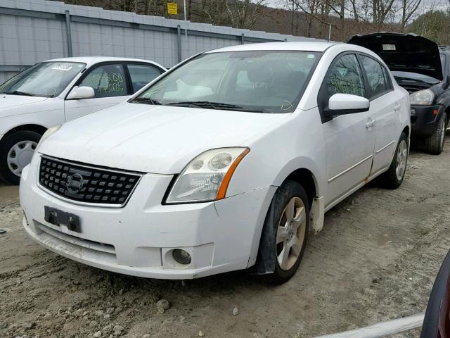 3N1AB61E99L621879 - 2009 NISSAN SENTRA 2.0 WHITE photo 2