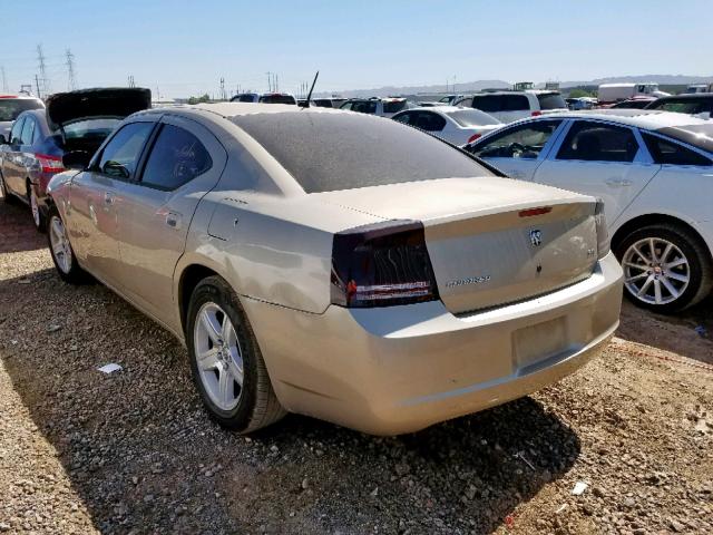 2B3KA33G48H244792 - 2008 DODGE CHARGER SX GOLD photo 3