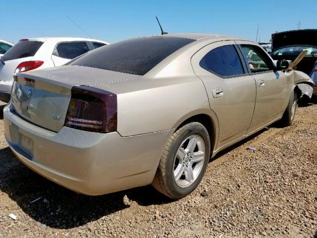 2B3KA33G48H244792 - 2008 DODGE CHARGER SX GOLD photo 4