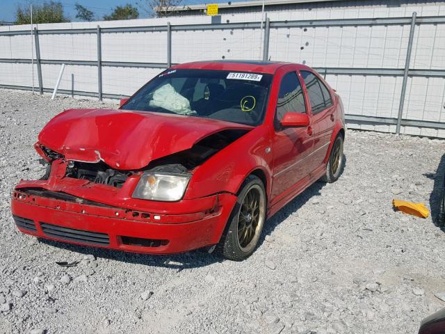 3VWSE69M55M030714 - 2005 VOLKSWAGEN JETTA GLI RED photo 2