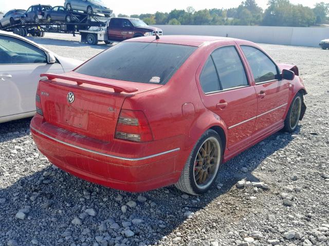 3VWSE69M55M030714 - 2005 VOLKSWAGEN JETTA GLI RED photo 4