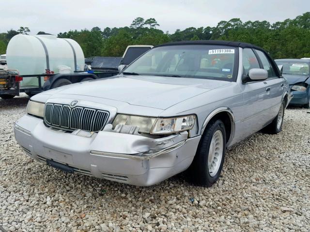 2MEFM75W6YX734450 - 2000 MERCURY GRAND MARQ SILVER photo 2