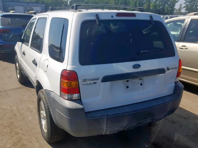 1FMYU95H66KA14343 - 2006 FORD ESCAPE HEV WHITE photo 3