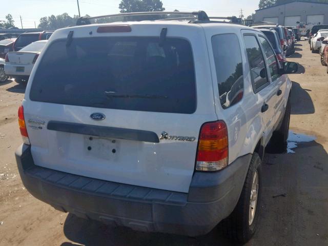 1FMYU95H66KA14343 - 2006 FORD ESCAPE HEV WHITE photo 4