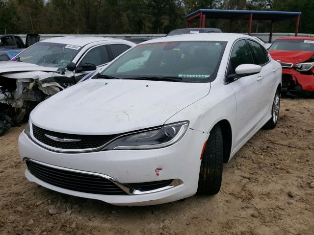 1C3CCCAB9GN167383 - 2016 CHRYSLER 200 LIMITE WHITE photo 2