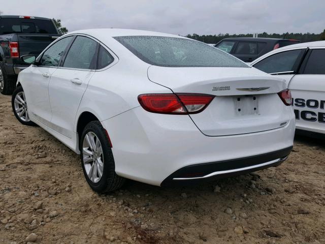 1C3CCCAB9GN167383 - 2016 CHRYSLER 200 LIMITE WHITE photo 3