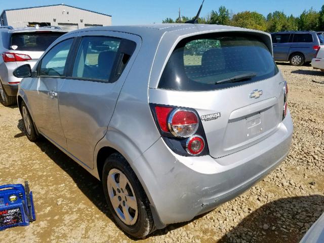 1G1JA6SHXD4100735 - 2013 CHEVROLET SONIC LS GRAY photo 3