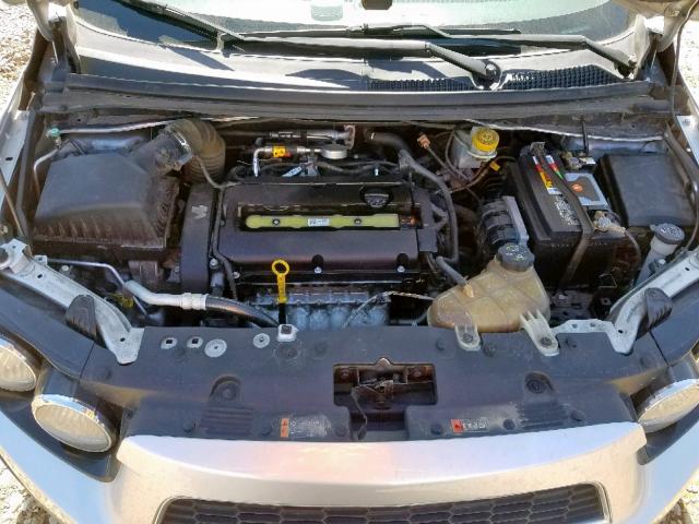 1G1JA6SHXD4100735 - 2013 CHEVROLET SONIC LS GRAY photo 7