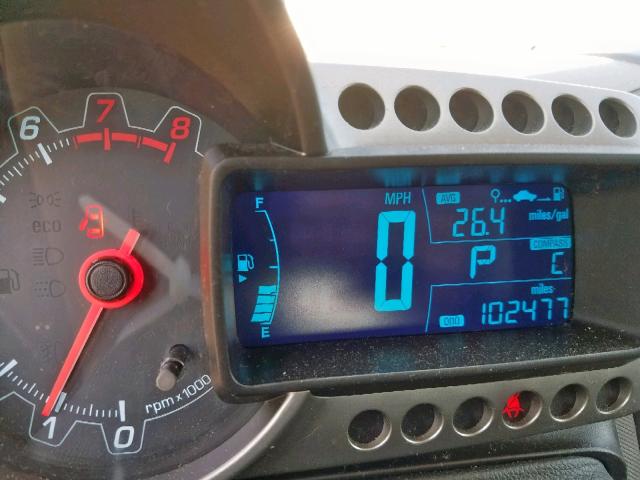 1G1JA6SHXD4100735 - 2013 CHEVROLET SONIC LS GRAY photo 8