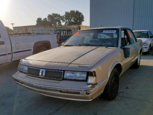 1G3AG55N6P6447909 - 1993 OLDSMOBILE CUTLASS CI 金色 照片 2