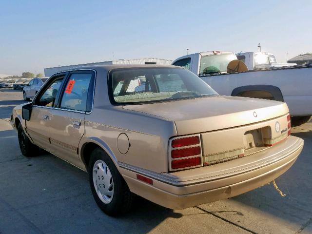 1G3AG55N6P6447909 - 1993 OLDSMOBILE CUTLASS CI 金色 照片 3