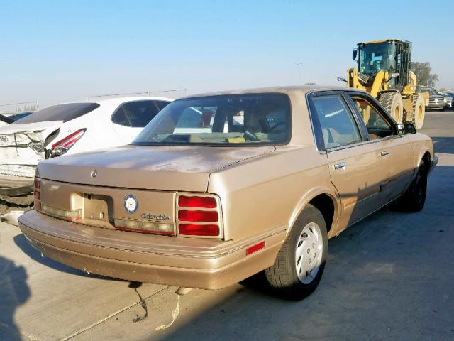 1G3AG55N6P6447909 - 1993 OLDSMOBILE CUTLASS CI 金色 照片 4