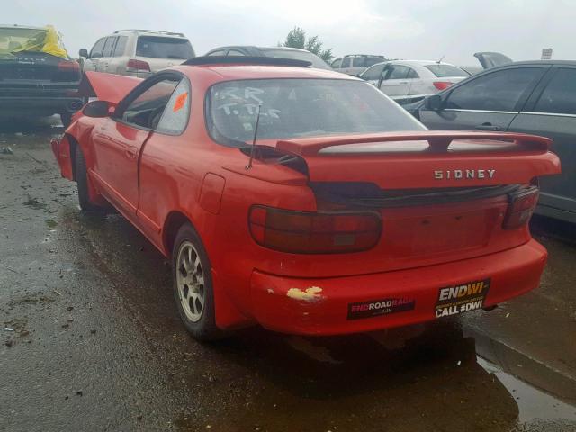 JT2ST87F0M0094257 - 1991 TOYOTA CELICA GT RED photo 3