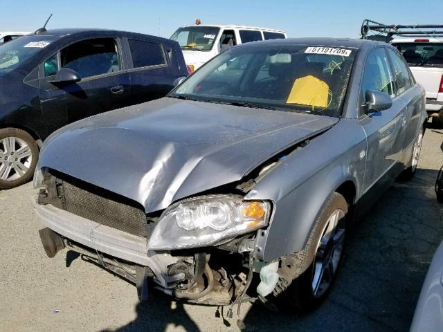 WAUDH78E46A251221 - 2006 AUDI A4 3.2 QUA GRAY photo 2