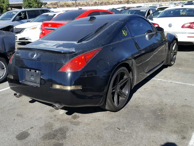 JN1AZ34E14T052097 - 2004 NISSAN 350Z COUPE BLACK photo 4