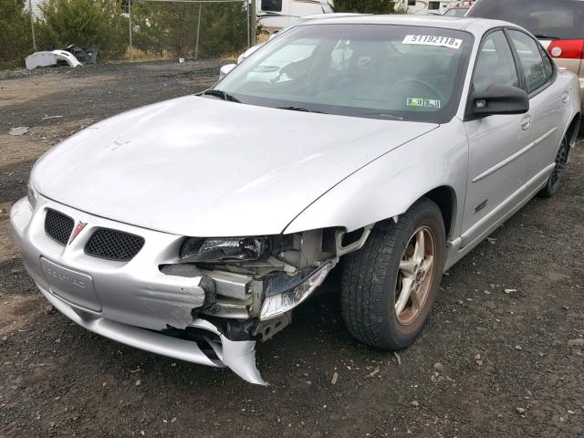 1G2WR52112F238172 - 2002 PONTIAC GRAND PRIX SILVER photo 2