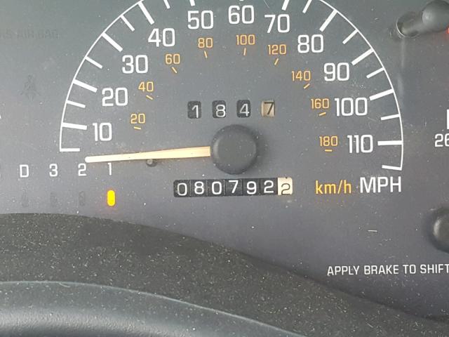 1G2WR52112F238172 - 2002 PONTIAC GRAND PRIX SILVER photo 8