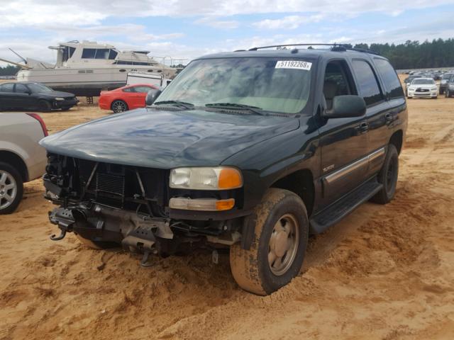 1GKEC13Z73J328774 - 2003 GMC YUKON GREEN photo 2