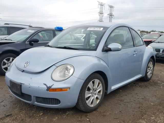 3VWPG31CX9M514501 - 2009 VOLKSWAGEN NEW BEETLE BLUE photo 2