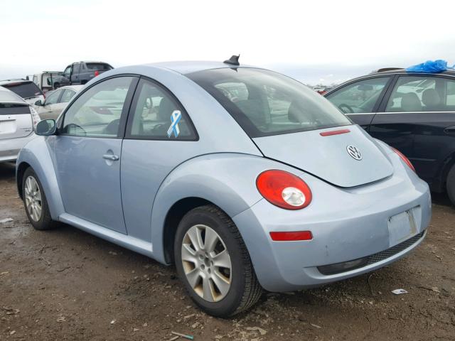 3VWPG31CX9M514501 - 2009 VOLKSWAGEN NEW BEETLE BLUE photo 3