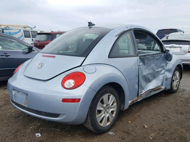 3VWPG31CX9M514501 - 2009 VOLKSWAGEN NEW BEETLE BLUE photo 4