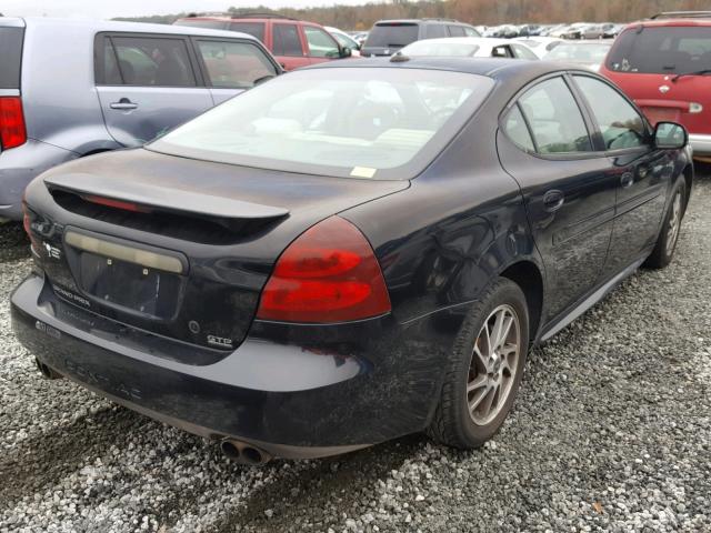 2G2WR524641182010 - 2004 PONTIAC GRAND PRIX BLACK photo 4