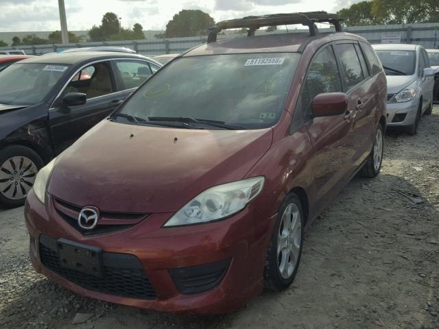 JM1CR2W33A0385491 - 2010 MAZDA 5 RED photo 2