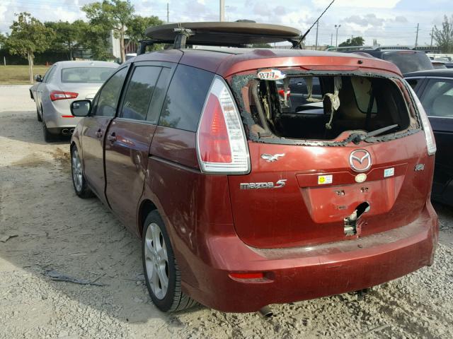 JM1CR2W33A0385491 - 2010 MAZDA 5 RED photo 3