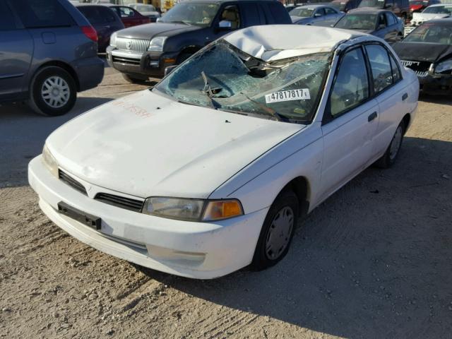 JA3AY26A5VU015844 - 1997 MITSUBISHI MIRAGE DE WHITE photo 2