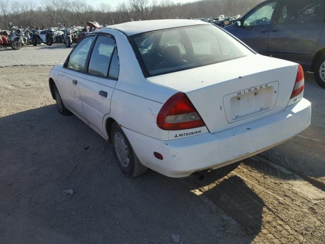 JA3AY26A5VU015844 - 1997 MITSUBISHI MIRAGE DE WHITE photo 3