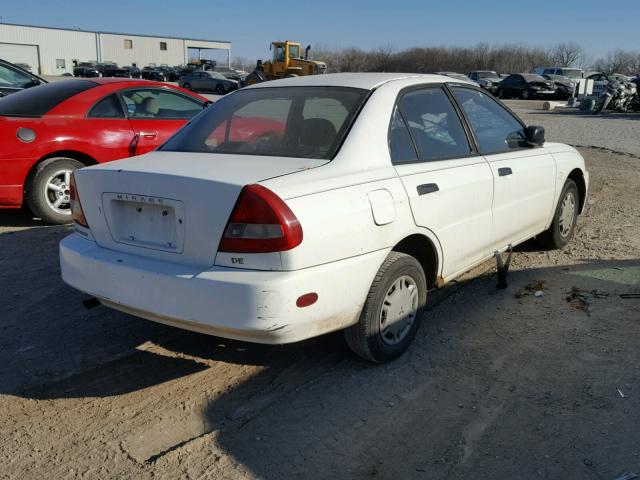 JA3AY26A5VU015844 - 1997 MITSUBISHI MIRAGE DE WHITE photo 4