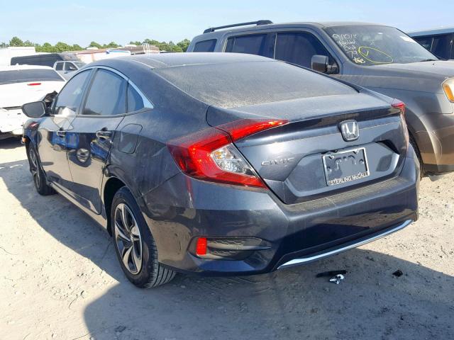 19XFC2F62KE014291 - 2019 HONDA CIVIC LX BLUE photo 3