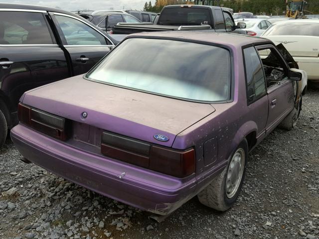 1FACP40E8LF135150 - 1990 FORD MUSTANG LX PURPLE photo 4